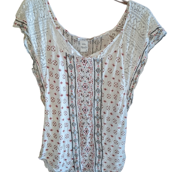 American Rag Tops - Large American Rag Cie Bohemian Top in Junior's